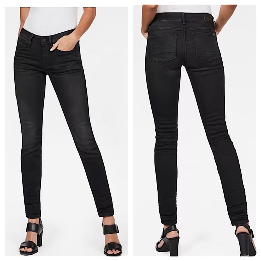 G STAR‎ black Slim 3301 black jeans size 28